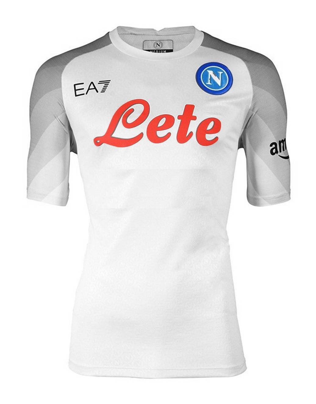 Camisa II Napoli 2022 2023 EA7 oficial Champions League